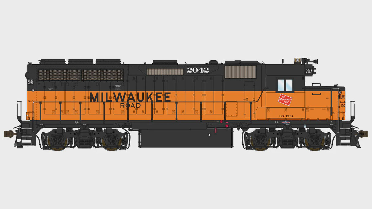 Class One Model Works HO EMD GP40 1A3 - DCC & SOUND - MILWAUKEE ROAD 2042