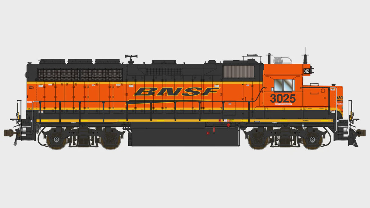 Class One Model Works HO EMD GP40-2 1A3 REBUILD - DCC READY - BNSF 3025