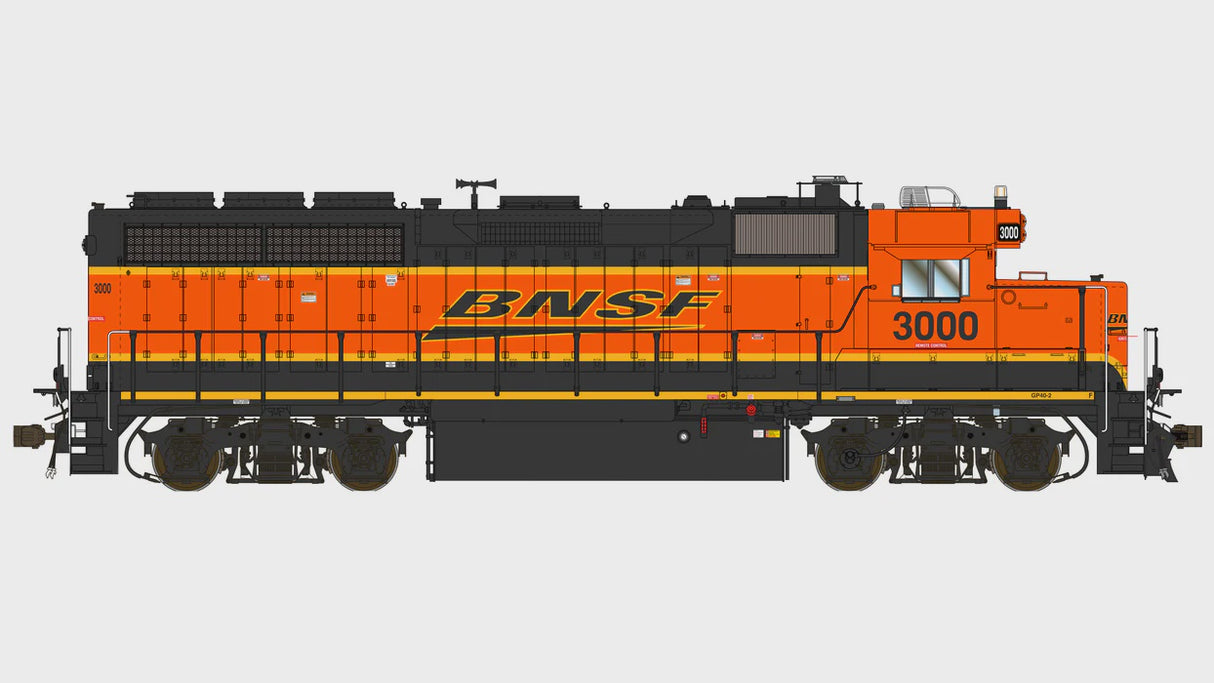 Class One Model Works HO EMD GP40-2 1A3 REBUILD - DCC & SOUND - BNSF 3000