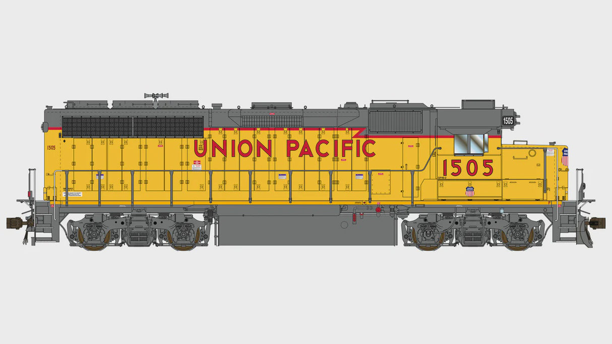 Class One Model Works HO EMD GP40-2 1A3 REBUILD - DCC READY - UNION PACIFIC 1505