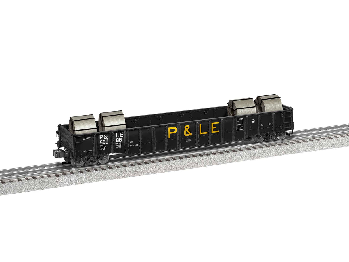 Lionel O 52' Coil Gondola, P&LE #50086 - LNL1926352