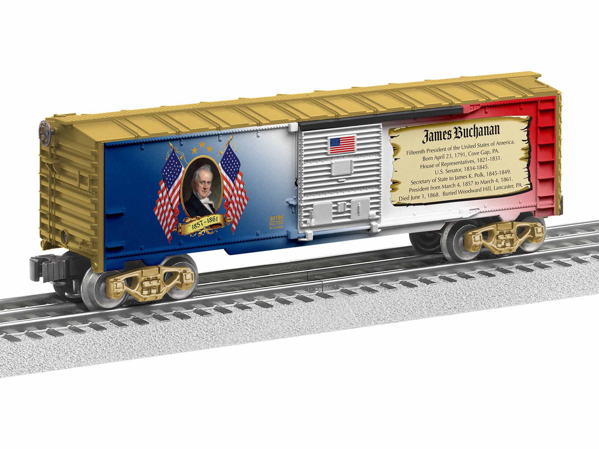 Lionel O US PRESIDENTIAL JAMES BUCHANAN BOXCAR - LNL1938190