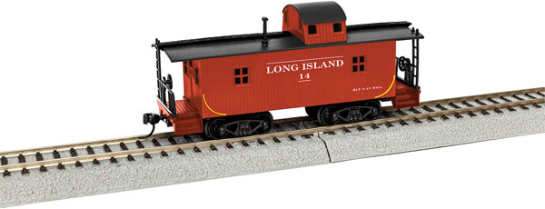 Lionel Wood Caboose - Ready to Run -- Long Island 14 - LNL1954290