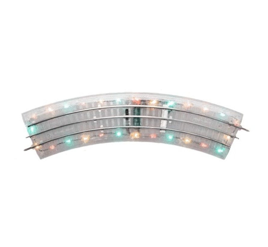 Lionel O FASTRACK LIGHTED O36 CURVE 4-PACK - LNL2025020