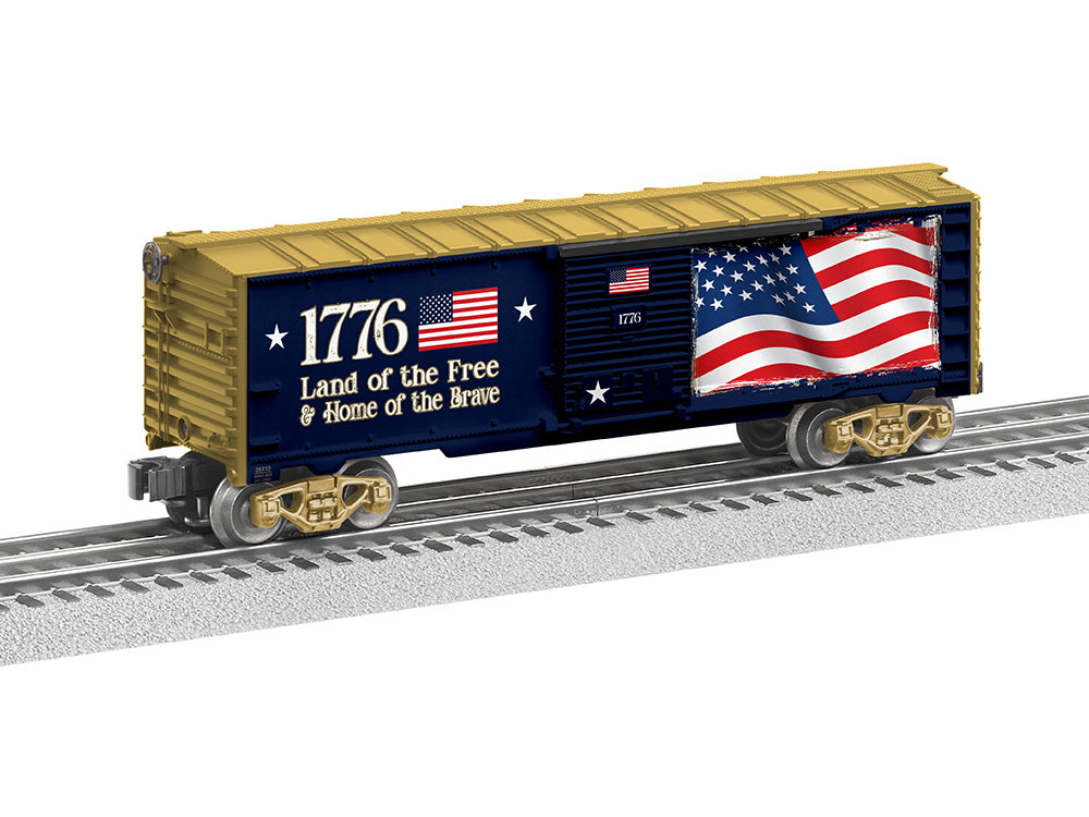 Lionel American Flag LED Car - LNL2228410