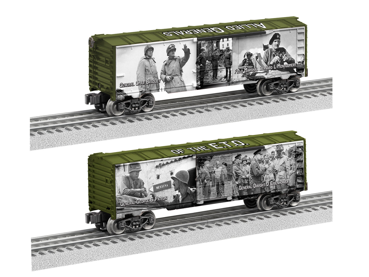 Lionel O RTR WWII GENERALS BOXCAR - LNL2238100