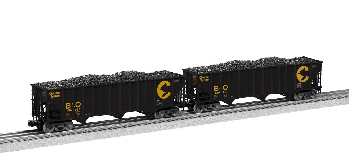 O Chessie 100T Hopper 2 Pack (B&O) - LNL2326080