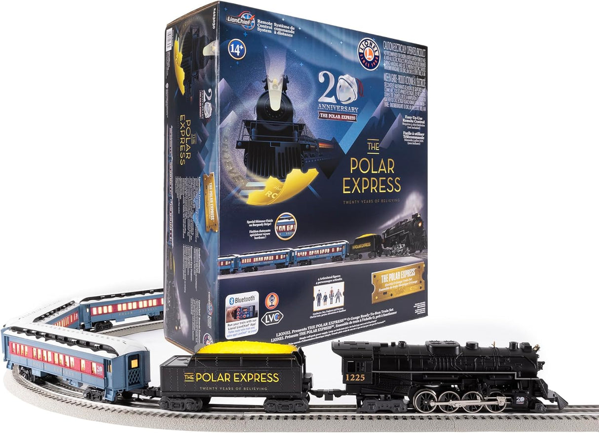 Lionel 2423030 O RTR THE POLAR EXPRESS 20th Anniversary LionChief Set