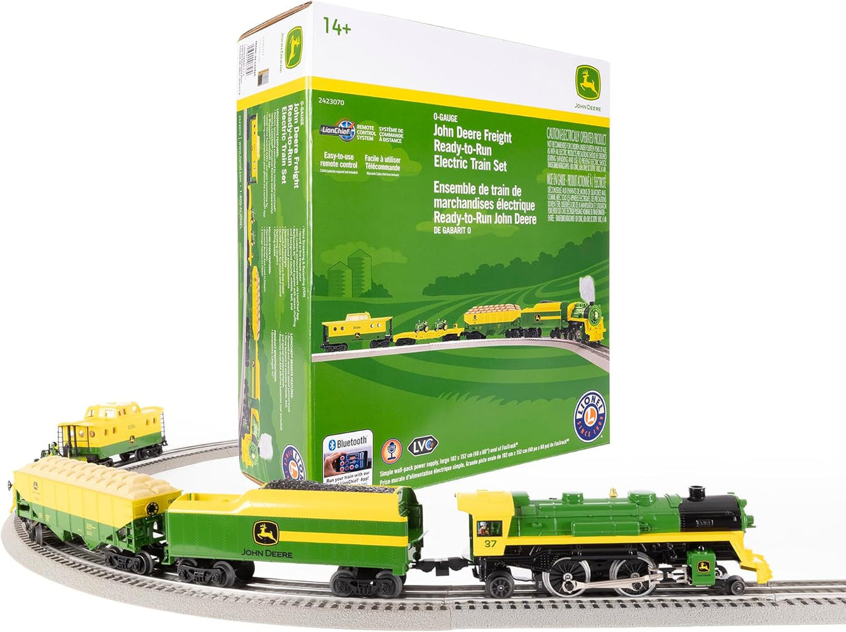 Lionel 2423070 O RTR John Deere LionChief VSR Freight Set
