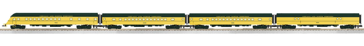 Lionel 2427460 Chicago & Northwestern (CNW) 18'' Aluminum 4 Pack