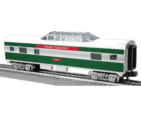Lionel O RTR Christmas Streamlined Vista Dome Coach Spirit