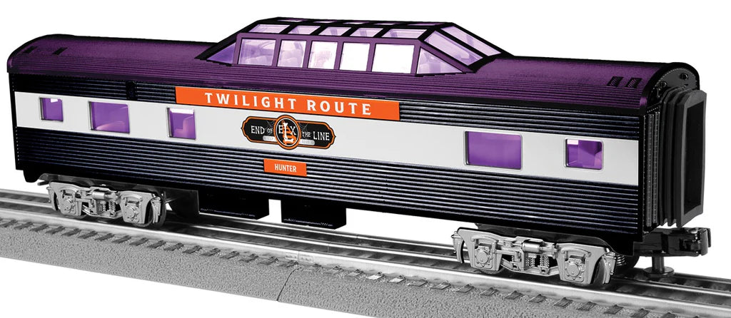 Lionel O RTR Halloween Streamlined Vista Doom Coach (Hunter)