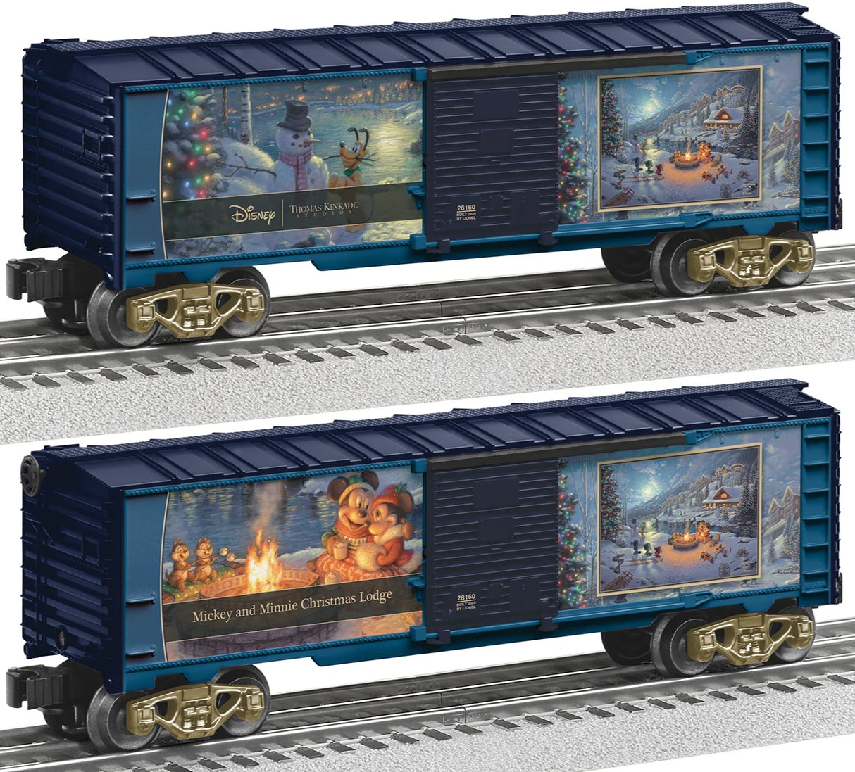 Lionel O RTR Thomas Kinkade Studios - Disney Mickey and Minnie Chri