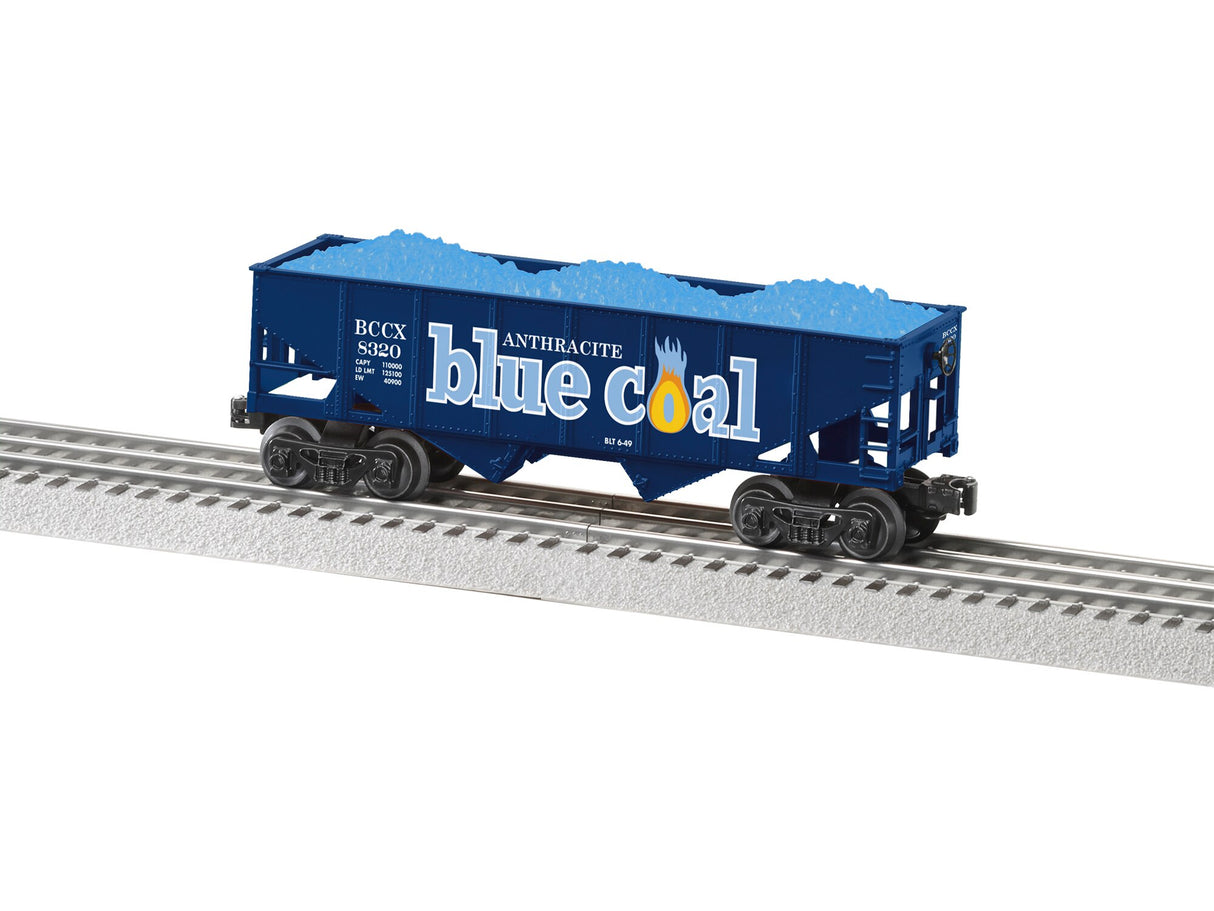 Lionel O RTR Blue Coal Co. Hopper w. Coal Load #8320