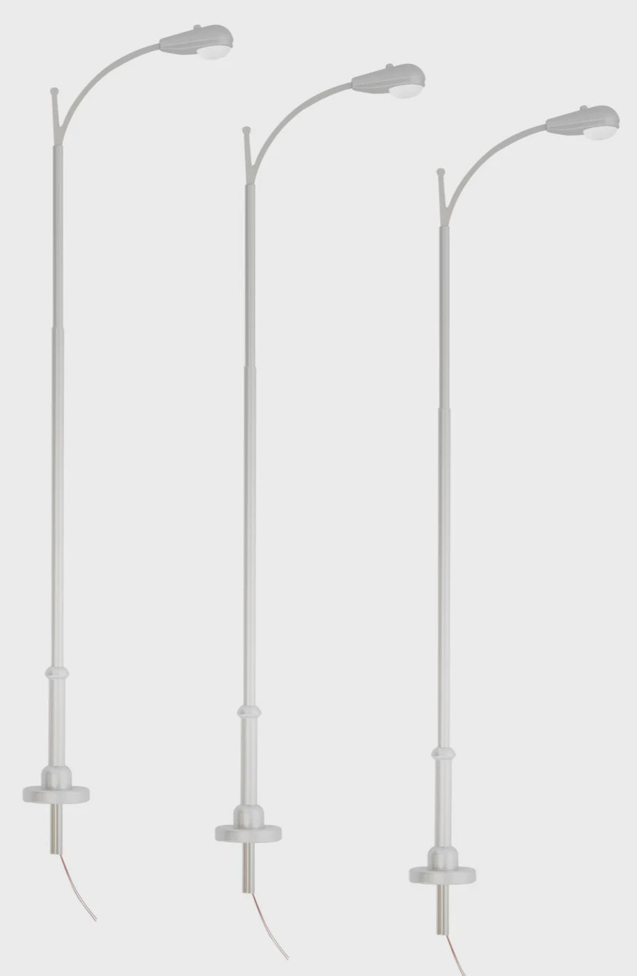 Lionel 2429240 - Single Light Exteneded Pole Light (3-Pack)