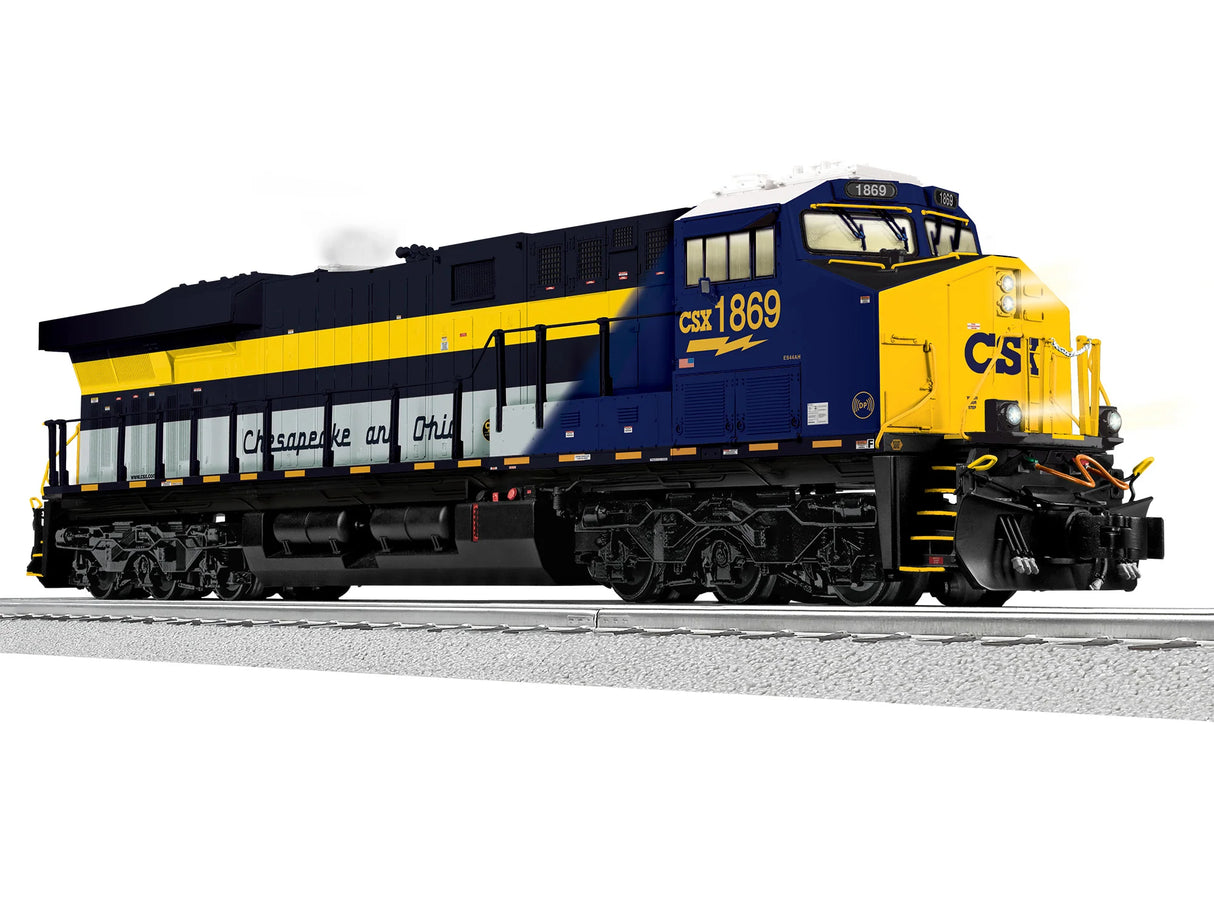 Lionel 2433901 - Legacy ES44AC Diesel Locomotive "CSX" #1869 (C&O)