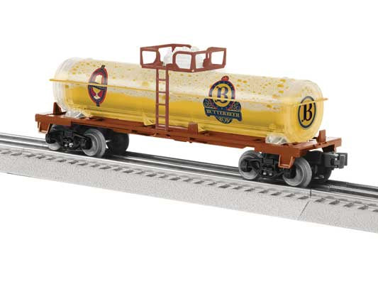 Lionel 2528400 8,000-Gallon Tank Car - 3-Rail - Ready to Run -- Harry Potter Butterbeer (red, gold, liquid interior)