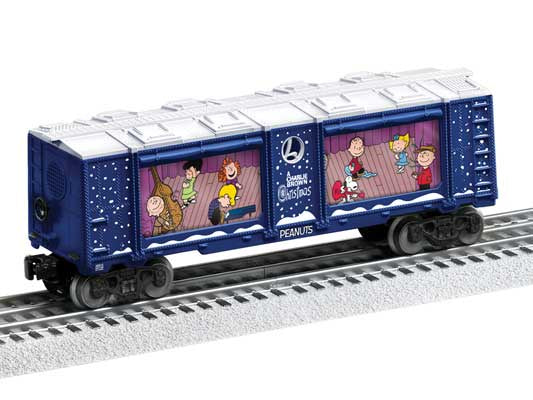 Lionel 2528810 Aquarium Car - 3-Rail - Ready to Run -- Peanuts A Charlie Brown Christmas (blue, silver)