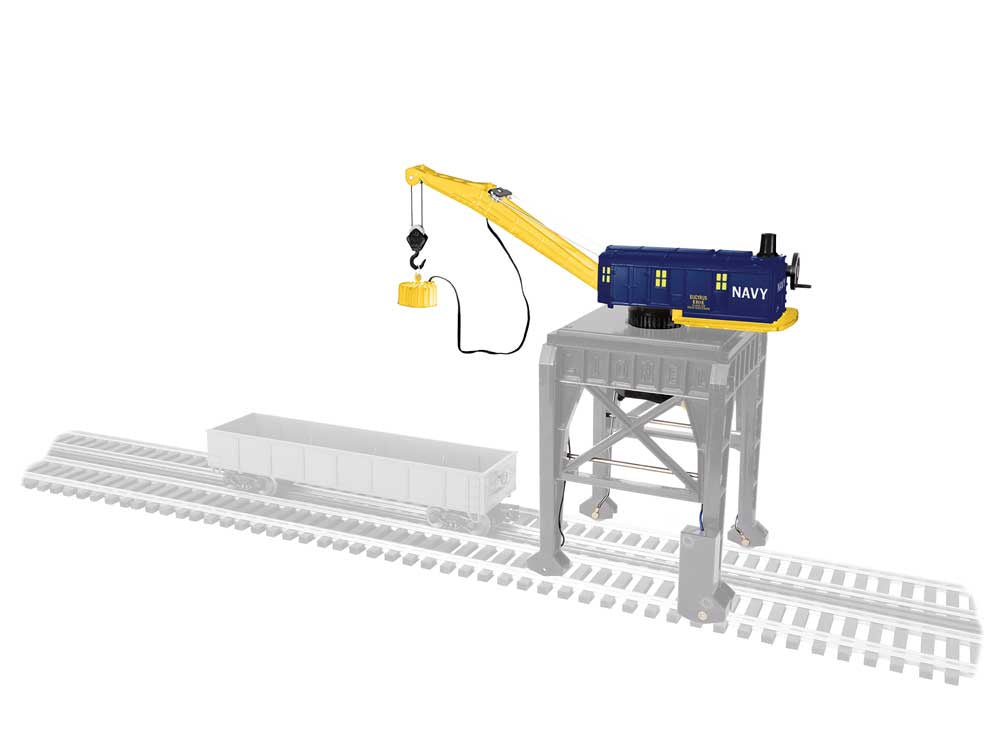 Lionel 2529020 Gantry Crane - Command Control -- Assembled - US Navy #101794 (gray, blue, yellow)