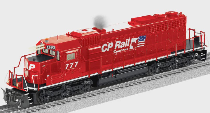 Lionel 2533411 EMD SD40-2 - 3-Rail w/Legacy Sound, Control & Smoke -- Canadian Pacific #777 (red, white, Dual Flags Logo)