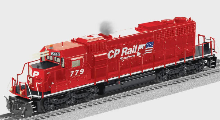 Lionel 2533412 EMD SD40-2 - 3-Rail w/Legacy Sound, Control & Smoke -- Canadian Pacific #779 (red, white, Dual Flags Logo)