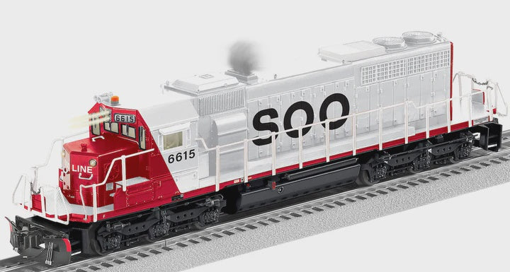 Lionel 2533431 EMD SD40-2 - 3-Rail w/Legacy Sound, Control & Smoke -- Soo Line #6615 (white, red, black)