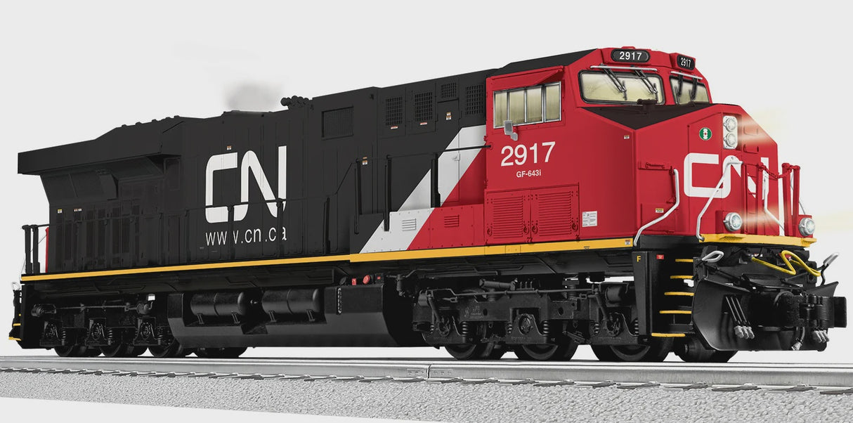 Lionel 2533661 EMD ES44AC - 3-Rail - Legacy Sound, Smoke & Control -- Canadian National #2917 (black, red, white; Website Noodle Logo)