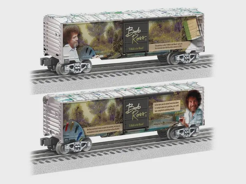 Lionel 2538080 Steel Boxcar - 3-Rail - Ready to Run -- Bob Ross (A Walk in the Woods full color)