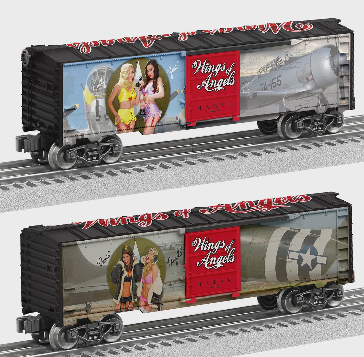 Lionel 2538190 - U.S. Army Boxcar "Wings of Angels - High Altitude Hotties"