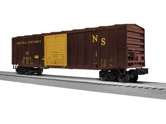 Lionel 2542340 ACF 50' Boxcar - 3-Rail - Ready to Run -- Original Norfolk Southern #2227 (Boxcar Red, yellow)