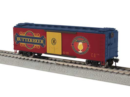 Lionel HO 40' Steel Ice Reefer - Ready to Run -- Butterbeer #54430 (red, blue, yellow)