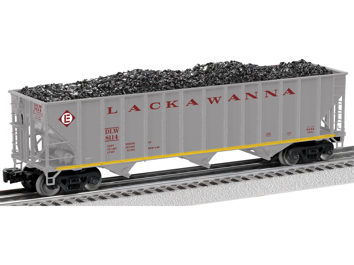 Lionel O 3-Bay Open Hopper, DL&W/CNJ/E - LNL617779