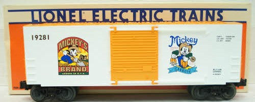 Lionel Boxcar Hi-cube Mickey/Crt - LNL619281