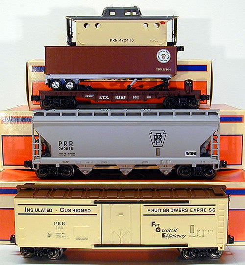 Lionel PRR Rolling Stock 4/ - LNL621751 (OUTSIDE BOX IS FADED AND SHELF WORN)