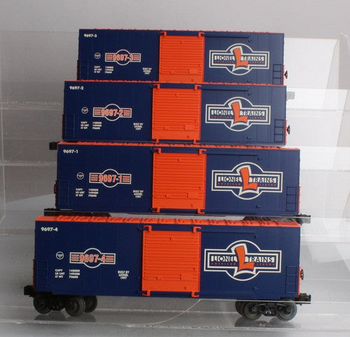 Lionel Hi Cube Boxcar set 4 cars - LNL629220