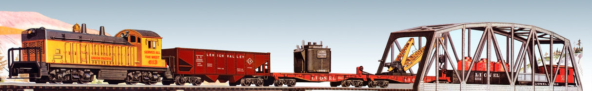 Lionel O CC #1593 Work Train, UP - LNL631784