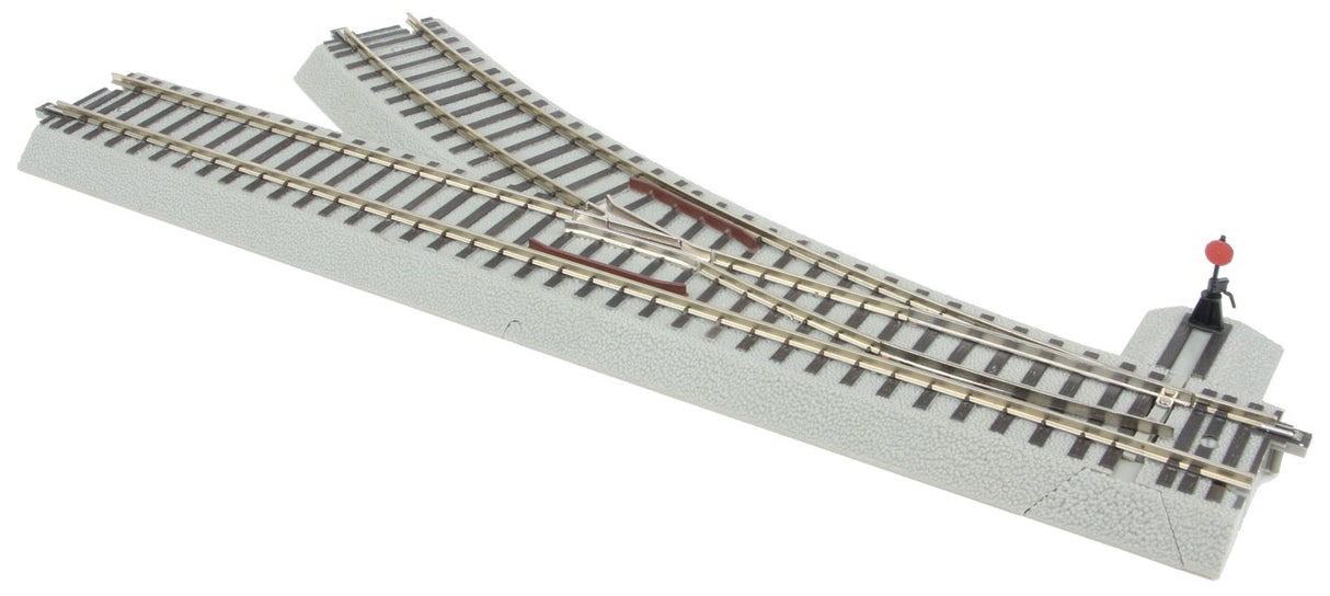 American Flyer 6-49884 FasTrack R27 Manual Turnout -- Right Hand