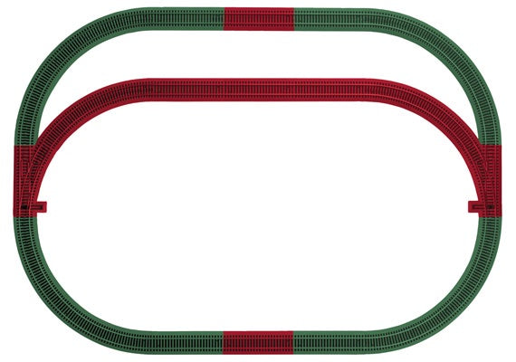 American Flyer 6-49990 FasTrack Outer Passing Loop Track Pack