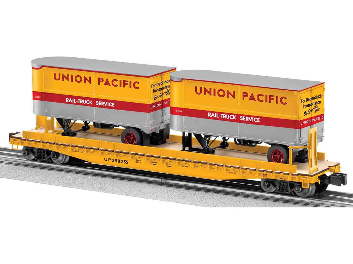 Lionel Union Pacific Scale PS-4 Flatcar with Piggybacks #258255 - LNL681900