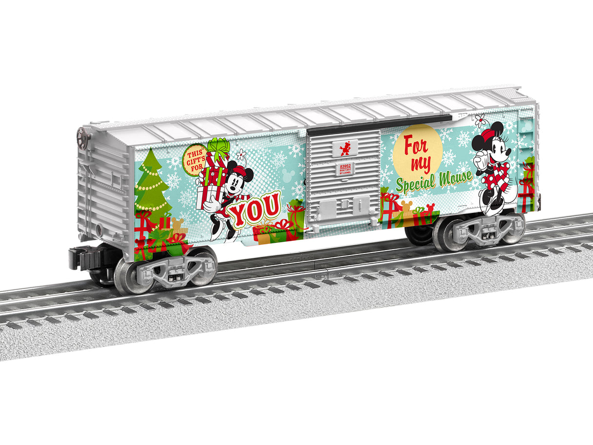 Lionel O USA DISNEY MINNIE MOUSE HOLIDAY BOXCAR - LNL683952