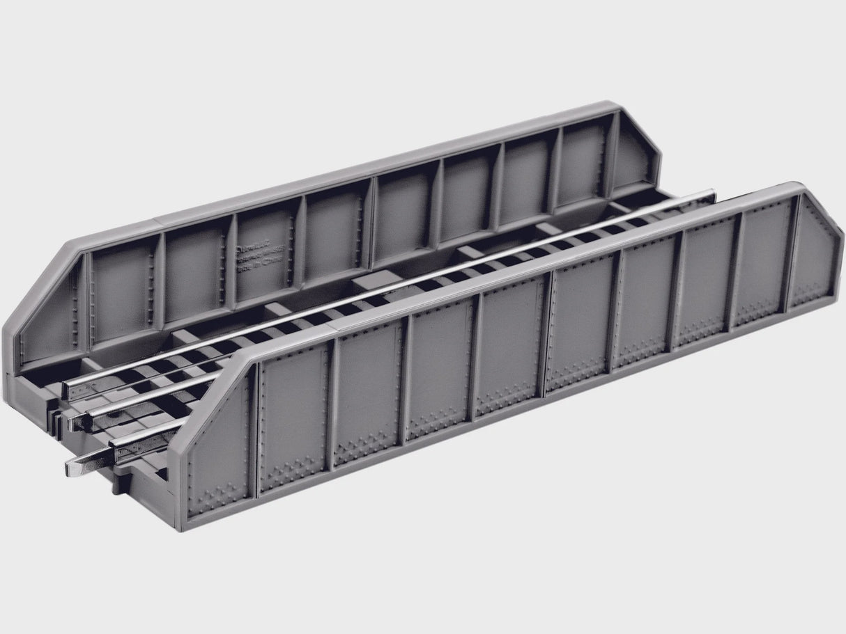 Lionel 6-84388 O Girder Bridge w/FasTrack -- Kit - 10" (gray)