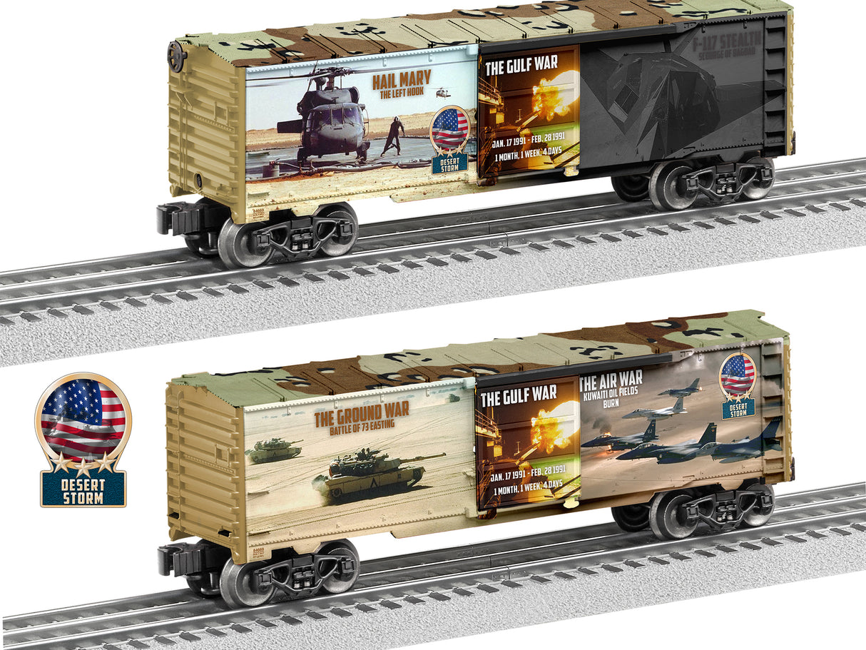 Lionel O USA DESERT STORM BOXCAR - LNL684669