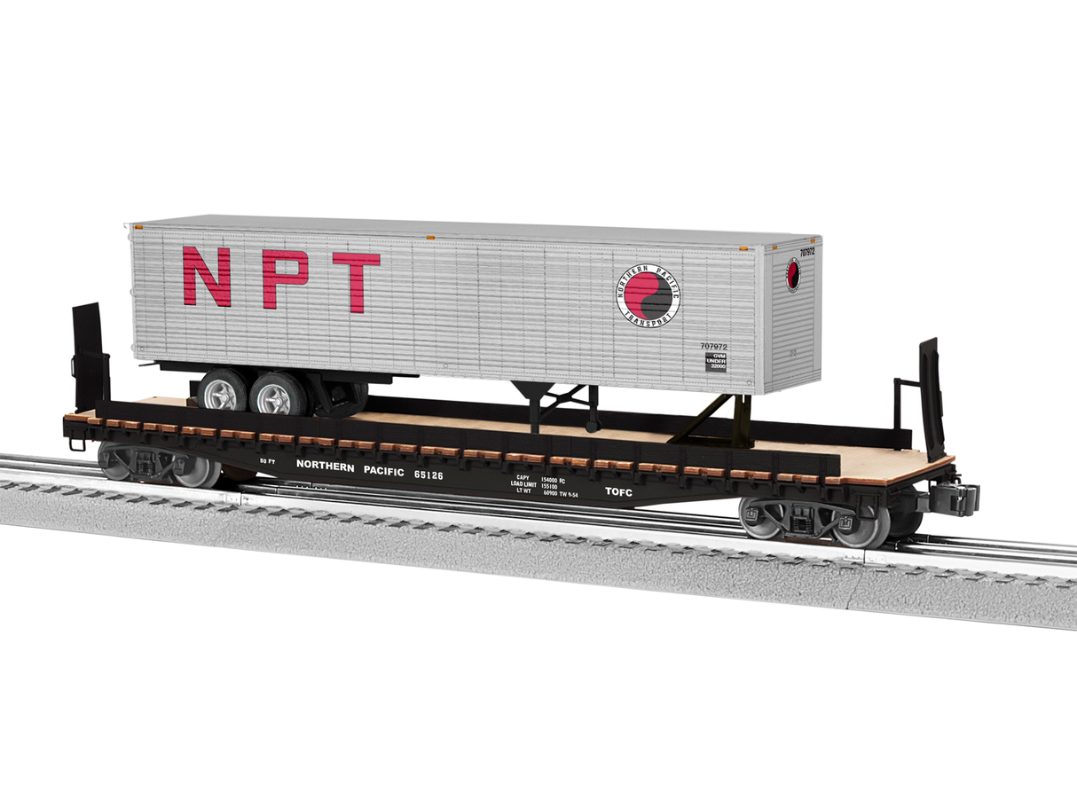 Lionel O Northern Pacific PS-4 #65126 w/ 40' Trailer - LNL684871