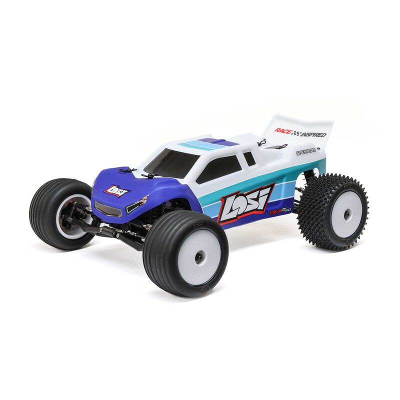 Losi 1/18 Mini-T 2.0 2S 2WD RTR Brushless Stadium Truck (Battery & Charger included) Blue