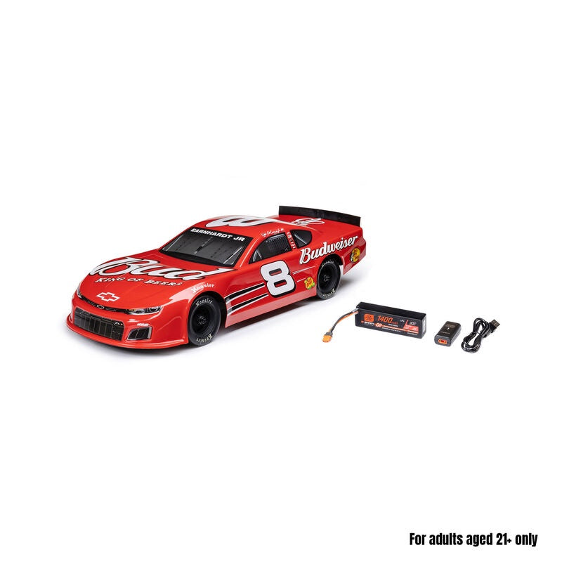 Losi 1/12 Losi Asphalt Late Model Dale Earnhardt Jr. No. 8 (Battery & Charger Included) - Budweiser (Red)