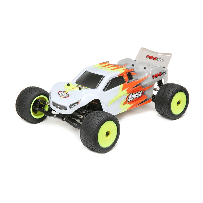 Losi, Mini-T 2.0 RTR, Gray/White: 1/18 2wd - LOS01015T3