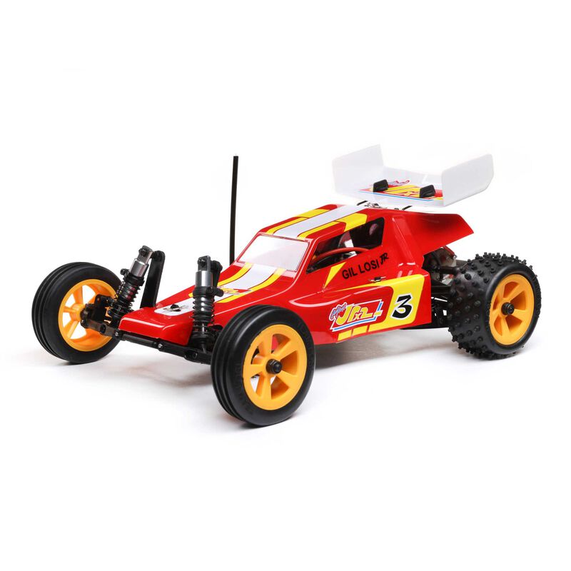 Losi 1/16 Mini JRX2 2WD Buggy Brushed RTR, Red - LOS01020T1