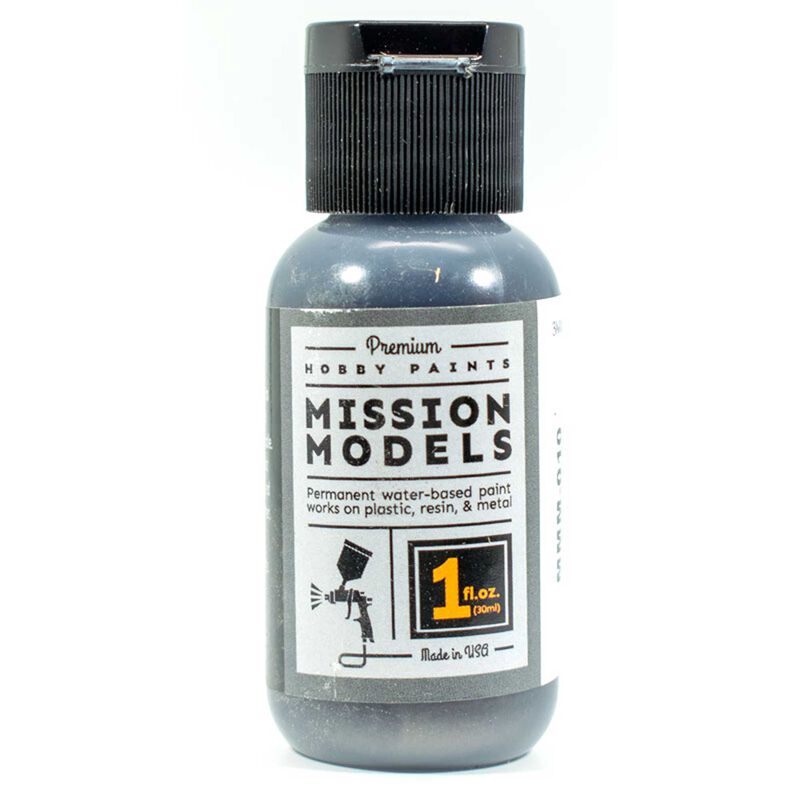 Mission Models Gun Metal 1oz Water Based Acrylic Paint - MIOMMM010