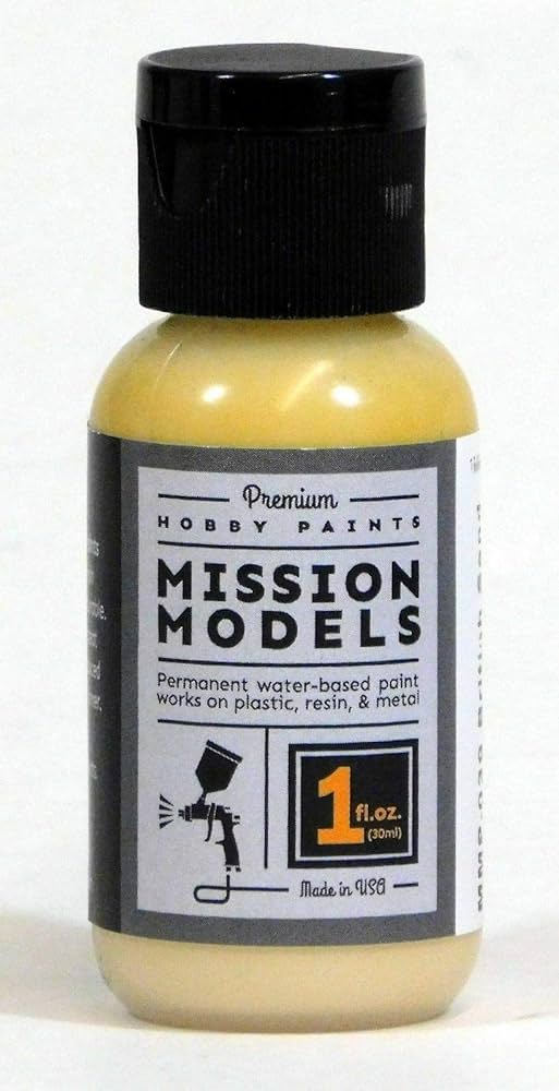 Mission Models British Sand Yellow Modern AFV 1oz Acrylic Paint - MIOMMP039