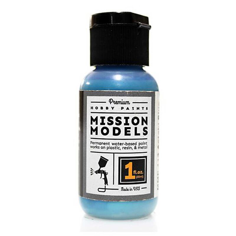 Mission Models Aotaki Blue Green Clear Coat ( Over Faded Alum ) - MIOMMP113